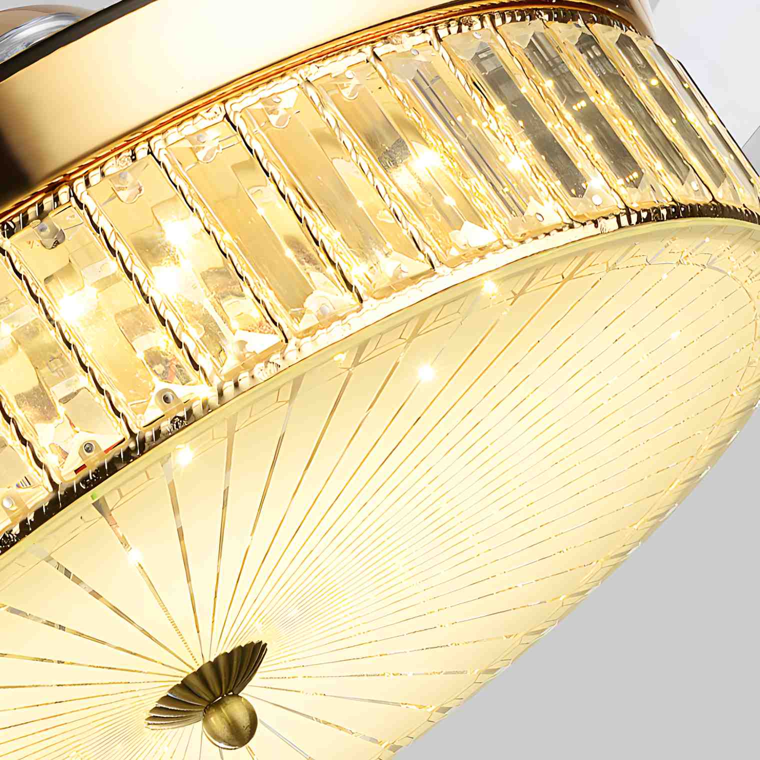 Feyran Remote Hugger Ceiling Fan Light