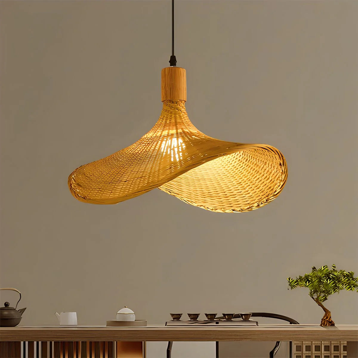 Feyran Ren Bamboo Pendant Lamp for Modern Spaces