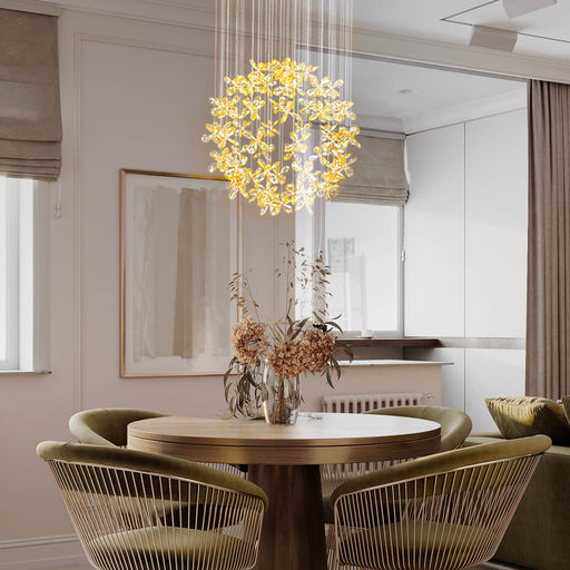Restaurant-crystal-chandelier-circular-living-room-chandelier-dining room | Feyran