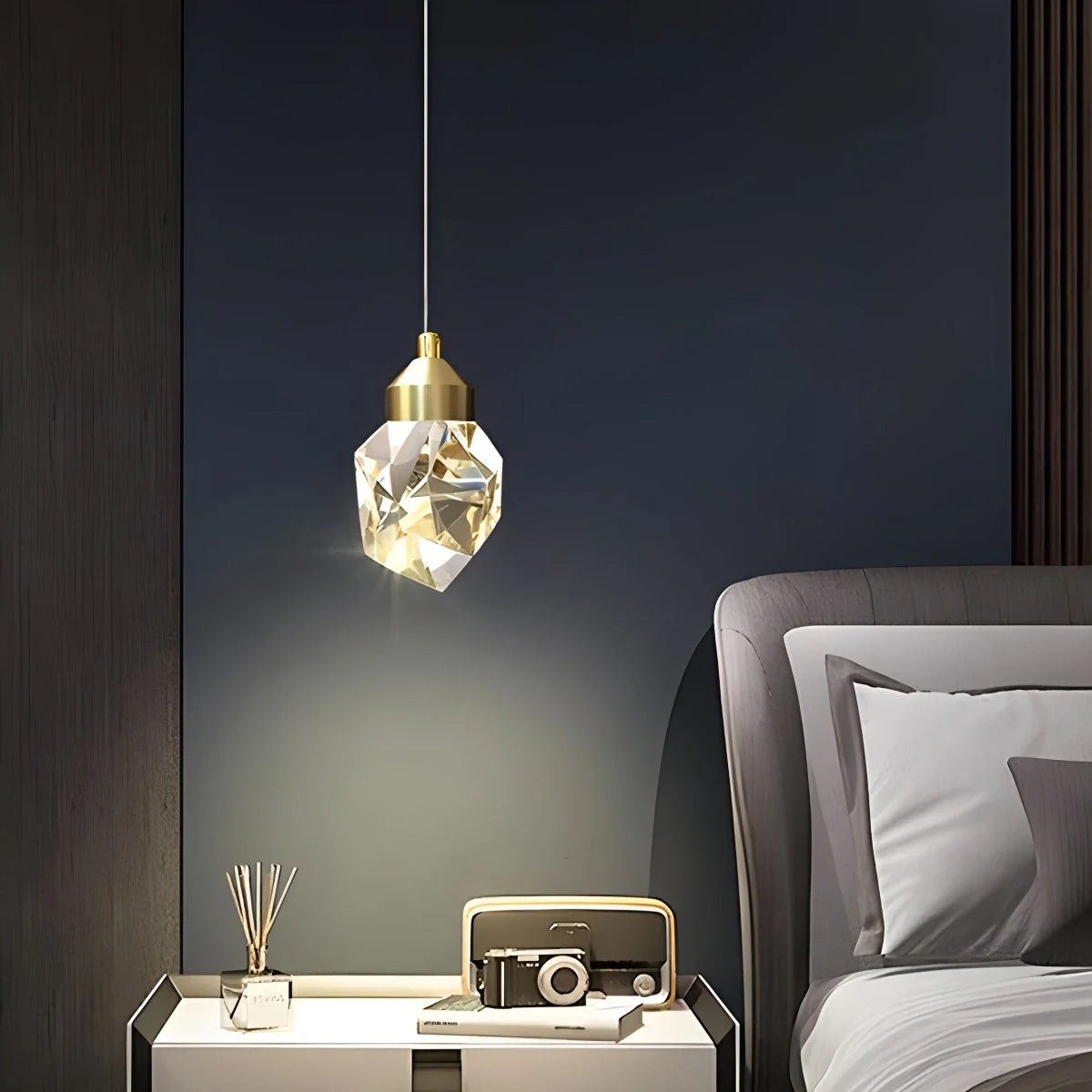 Feyran Rock Crystal Rain Chandelier for Living Room
