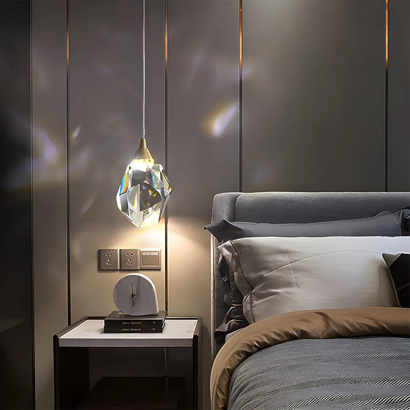Feyran Rock Crystal Rain Chandelier for Living Room