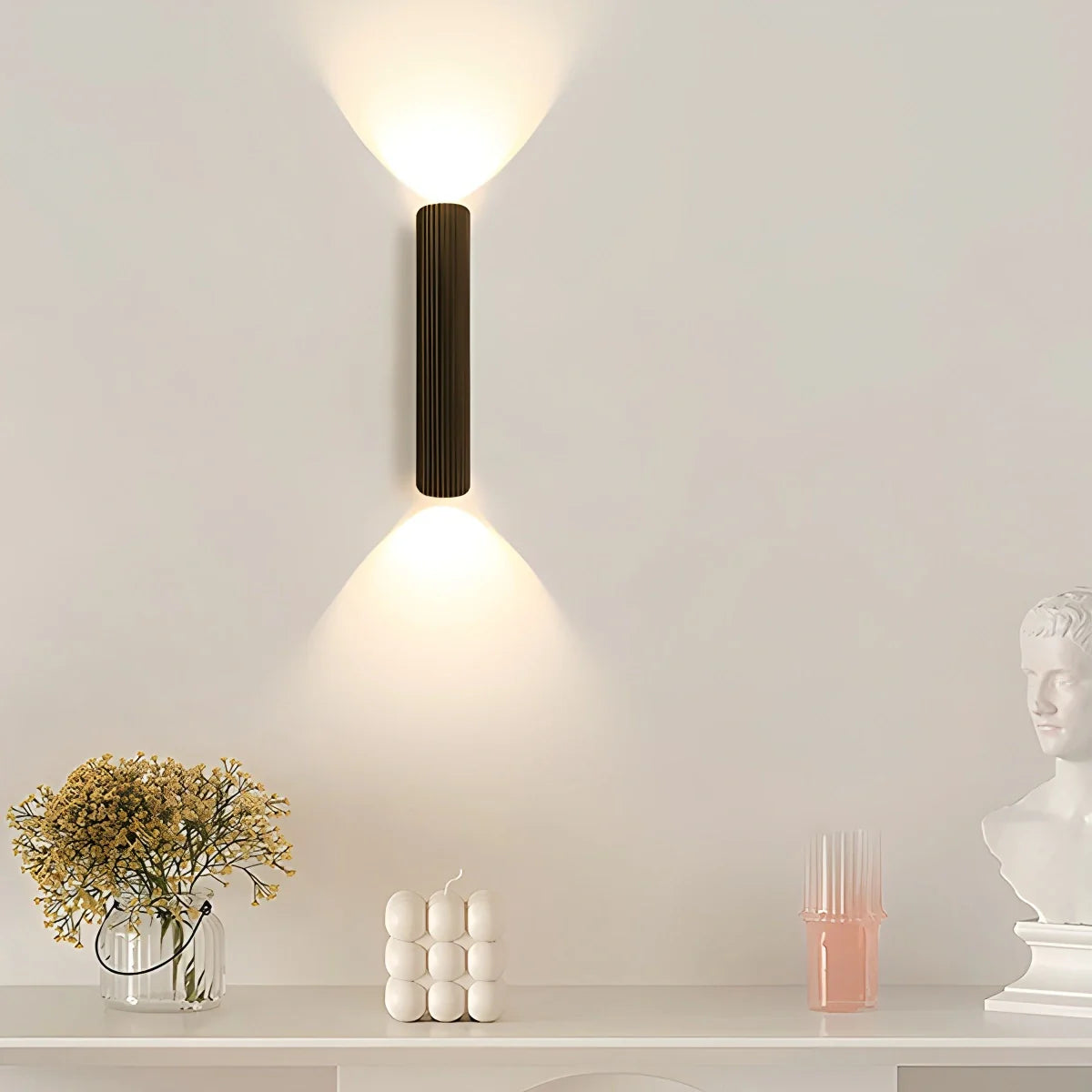 Feyran Roman Column Wall Lamp for Living Room