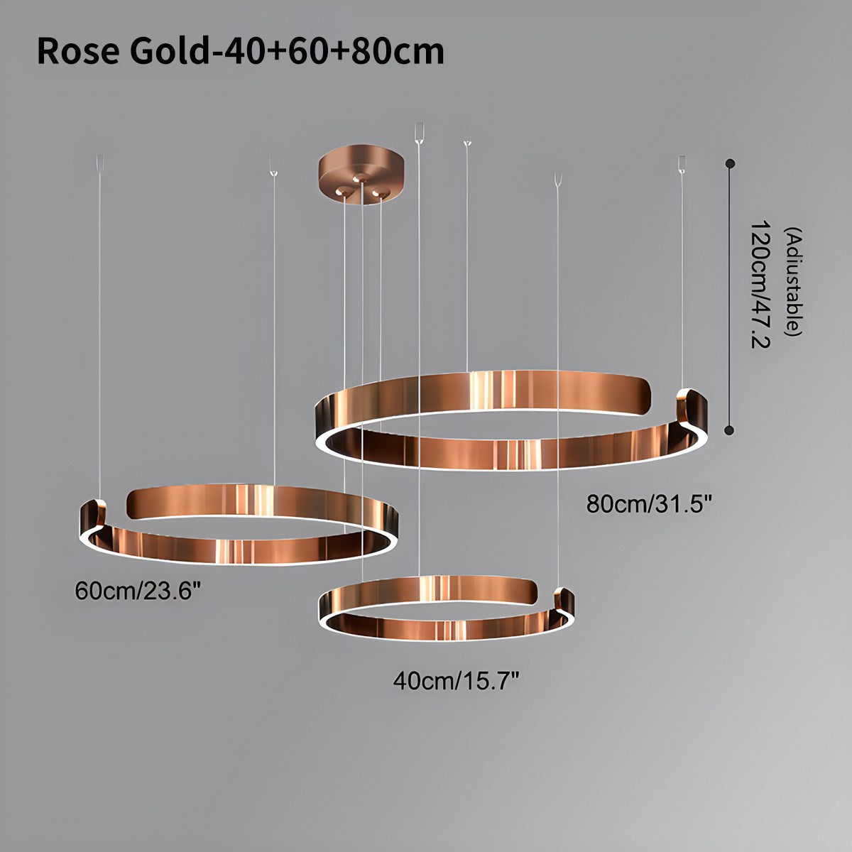 Feyran Modern Ring LED Chandelier for Living Room