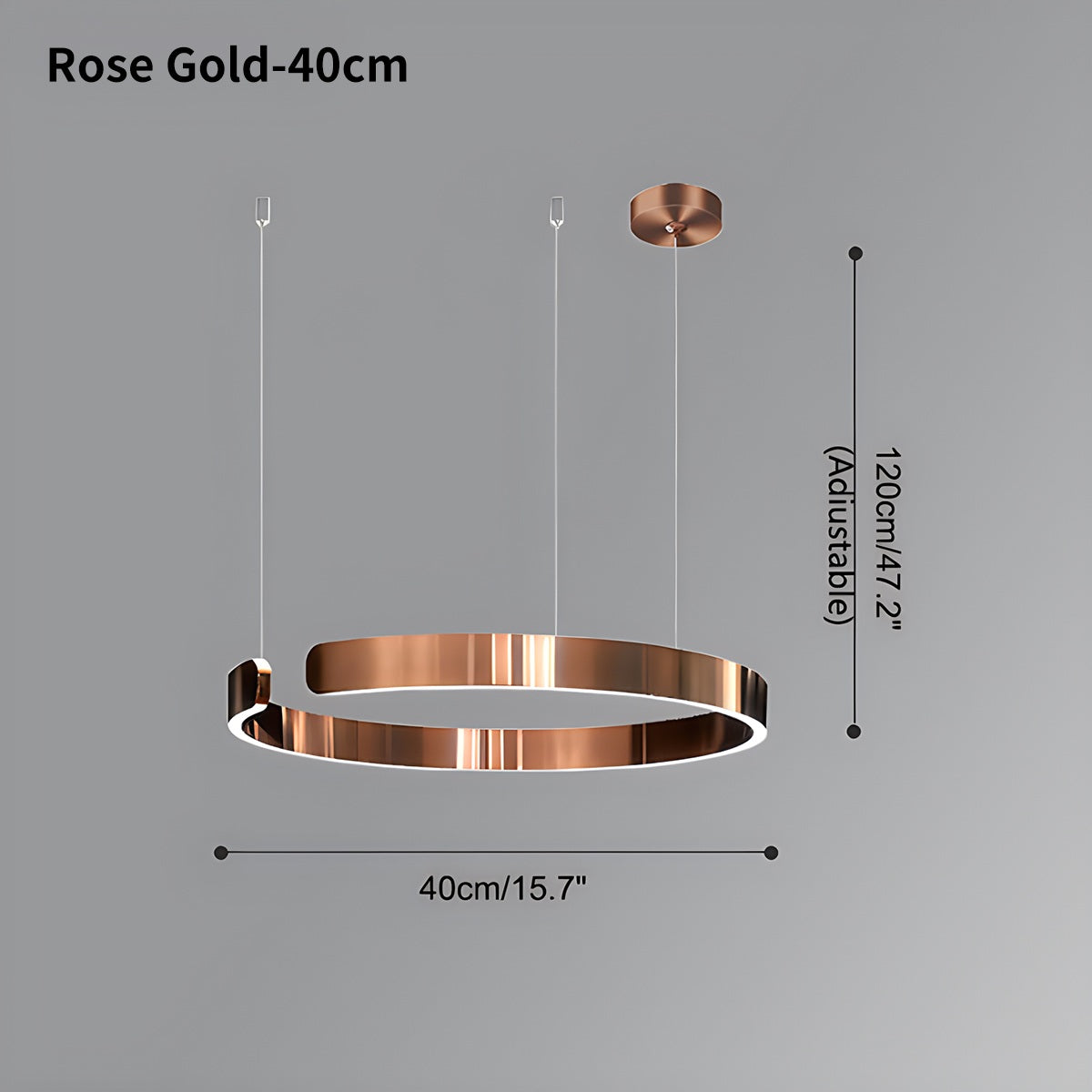 Feyran Modern Ring LED Chandelier for Living Room