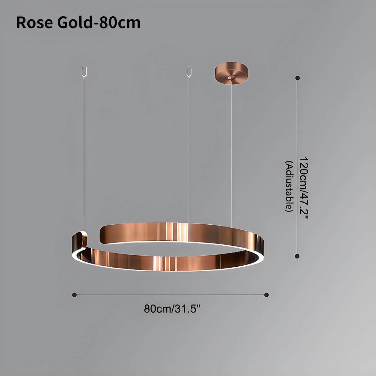 Feyran Modern Ring LED Chandelier for Living Room