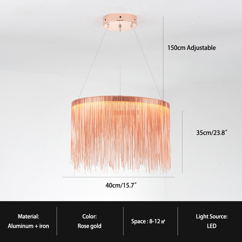 Feyran Modern Art Decor Tassel Chandelier