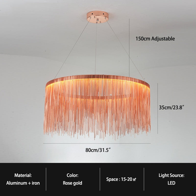 Feyran Modern Art Decor Tassel Chandelier