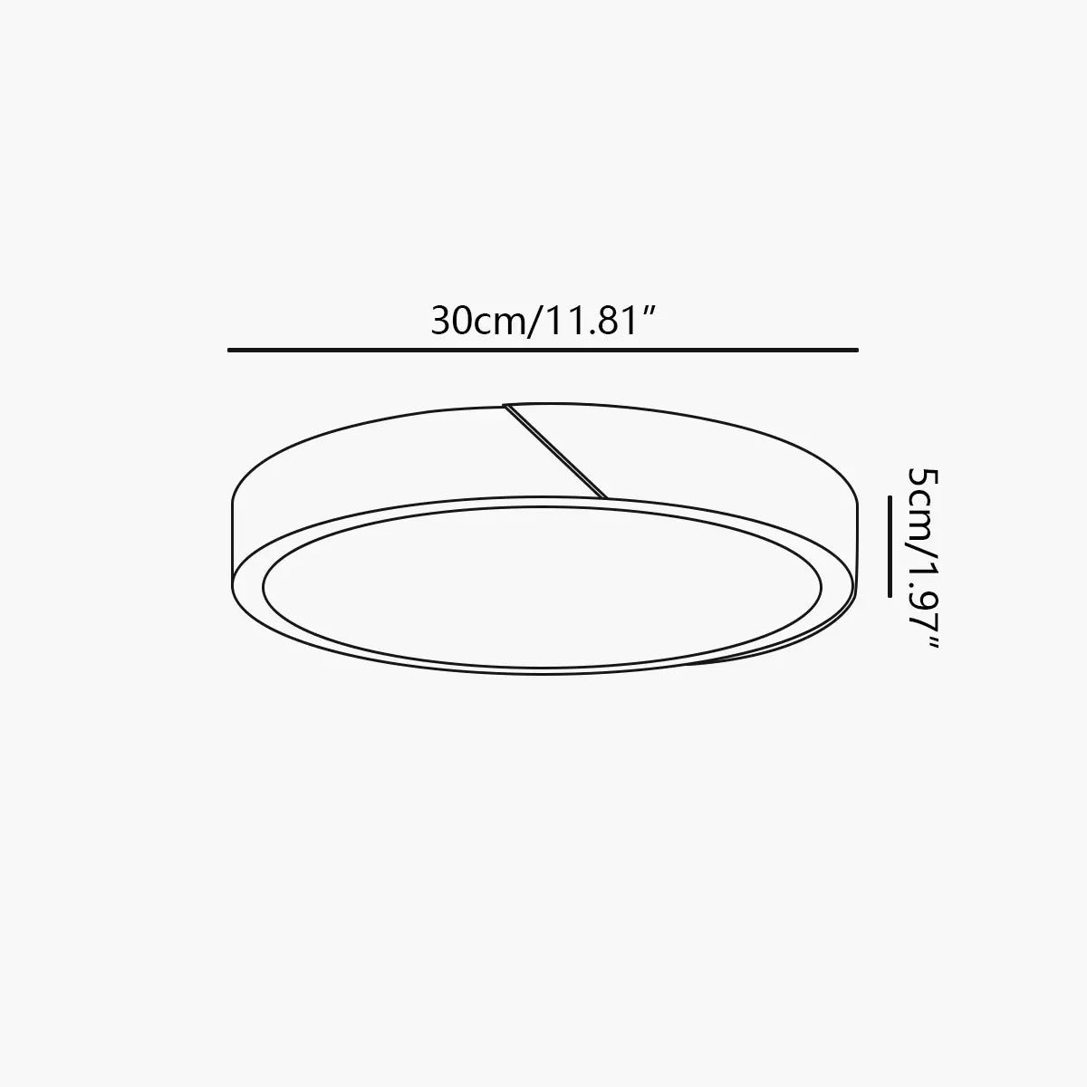 Feyran Minimalist Wood Ceiling Light for Bedroom