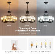 Round-Modern-Rustic-Crystal-Chandelier-3-color-temperature