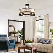 Round-Modern-Rustic-Crystal-Chandelier-living-room-4