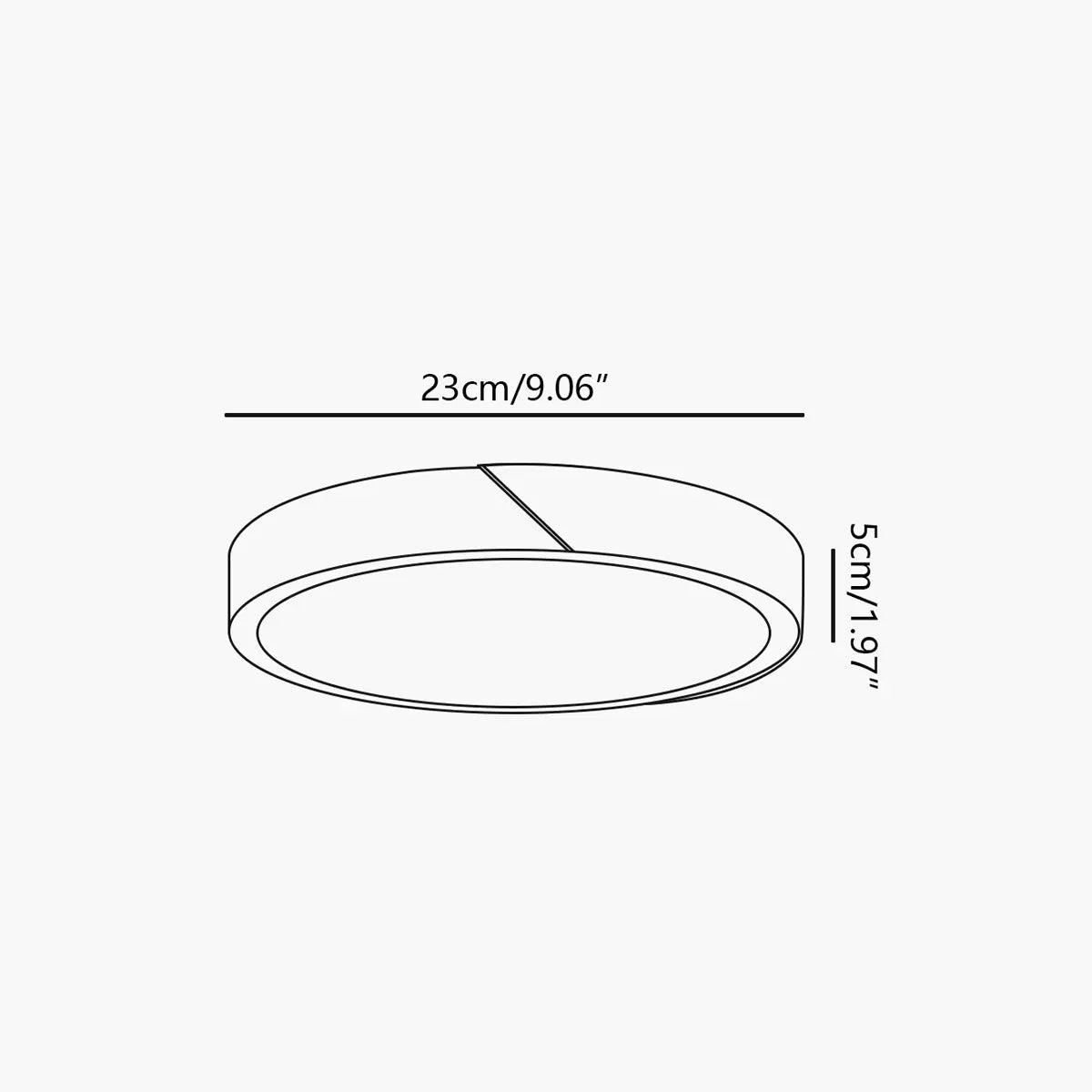 Feyran Minimalist Wood Ceiling Light for Bedroom