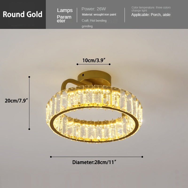 Feyran Loft Crystal Ceiling Lamp for Living Room
