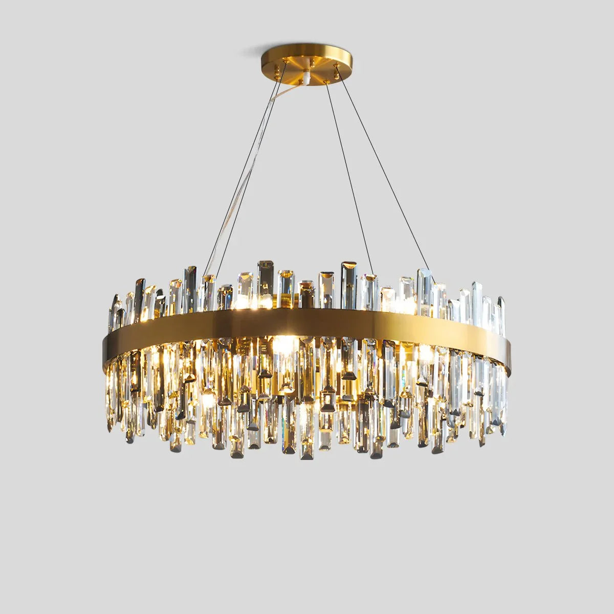 Feyran Round Oval Crystal Chandelier