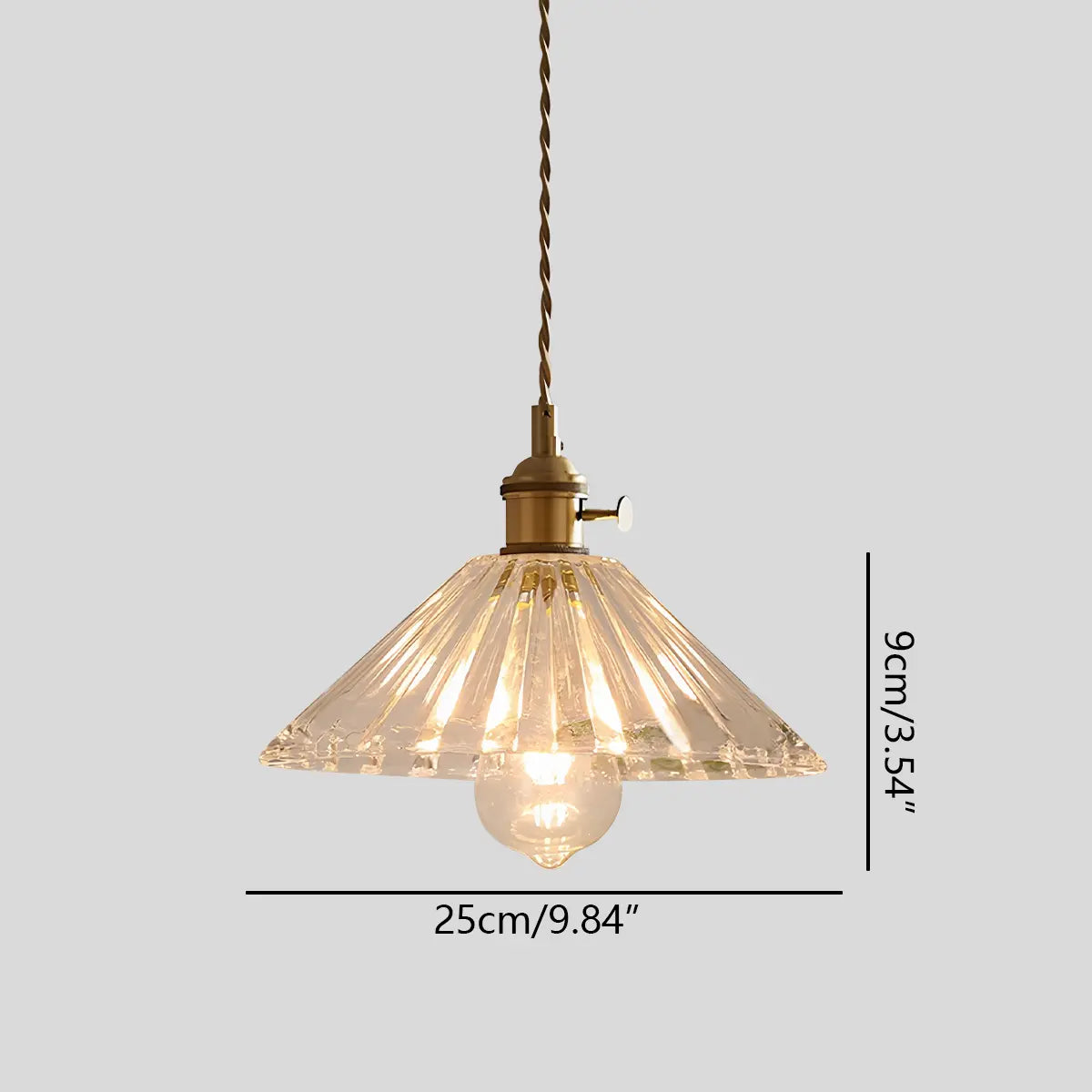 Feyran Isabel Glass Pendant Light for Kitchen Island