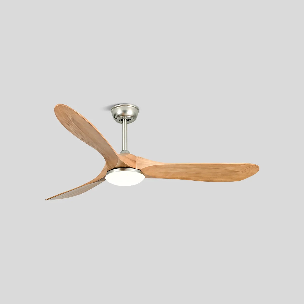 Feyran Nordic Solid Wood Ceiling Fan with Light