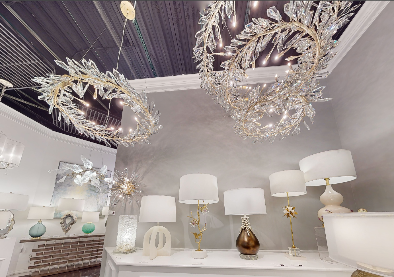 Kotta Twelve-Light Cut-Crystal Pendant Chandelier AJC-9281 - Feyran