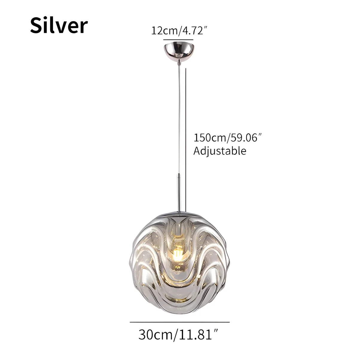 Feyran Modern Sphere Pendant Light for Kitchen Dining Room