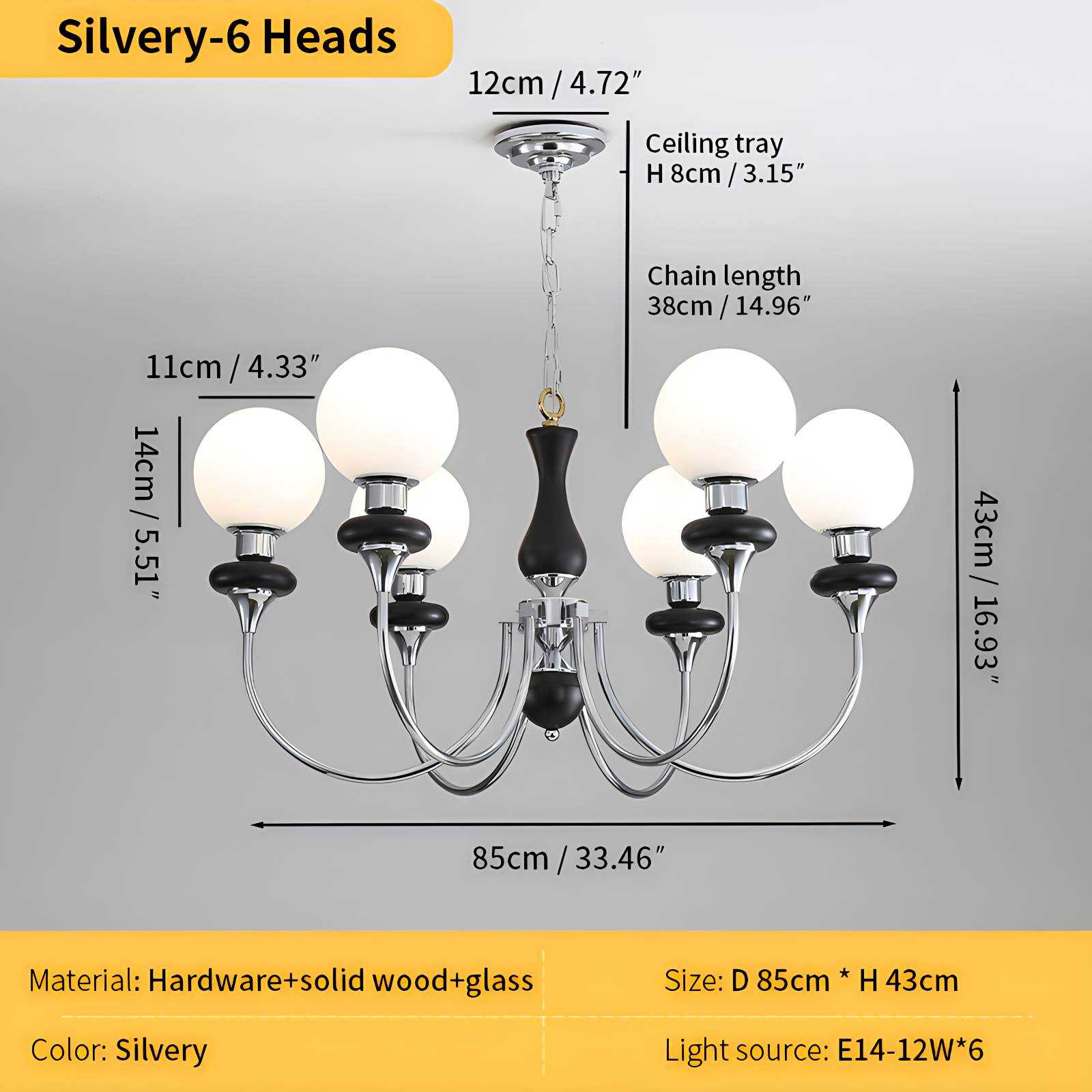 Feyran Modern Luxury Metal Chandelier