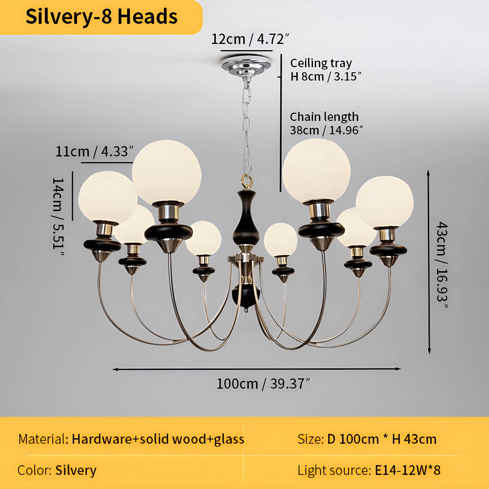 Feyran Modern Luxury Metal Chandelier