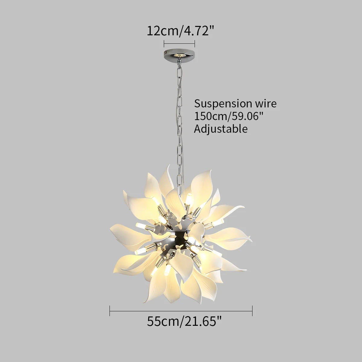 Feyran Nordic Creative Petal Pendant Light