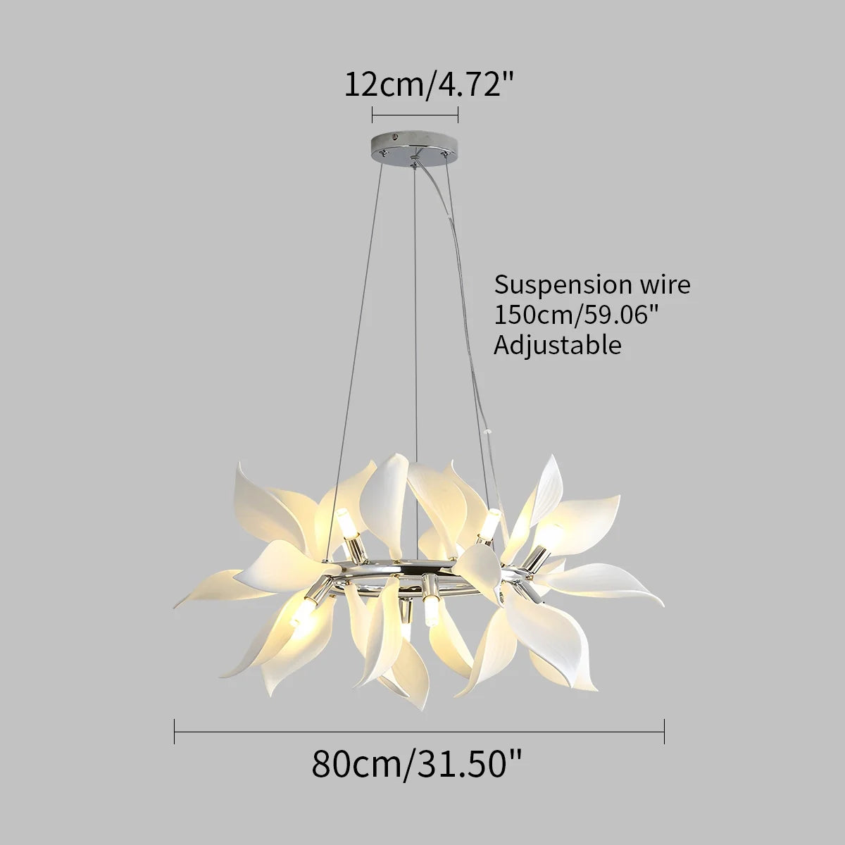 Feyran Nordic Creative Petal Pendant Light