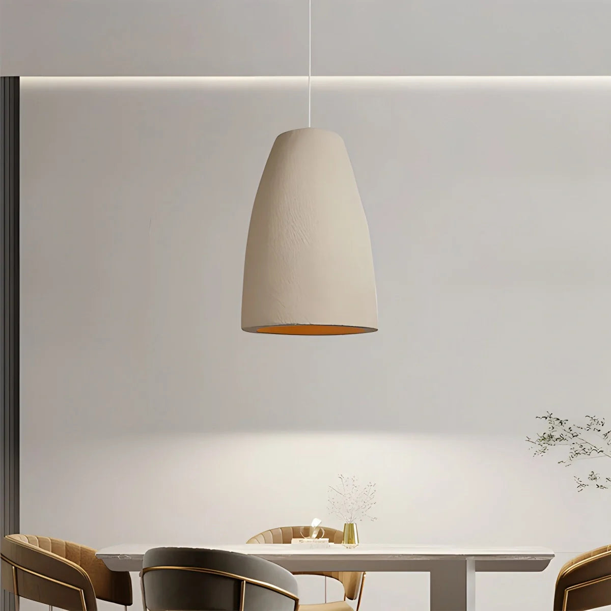 Feyran Simple Gypsum Pendant Lights for Dining Room