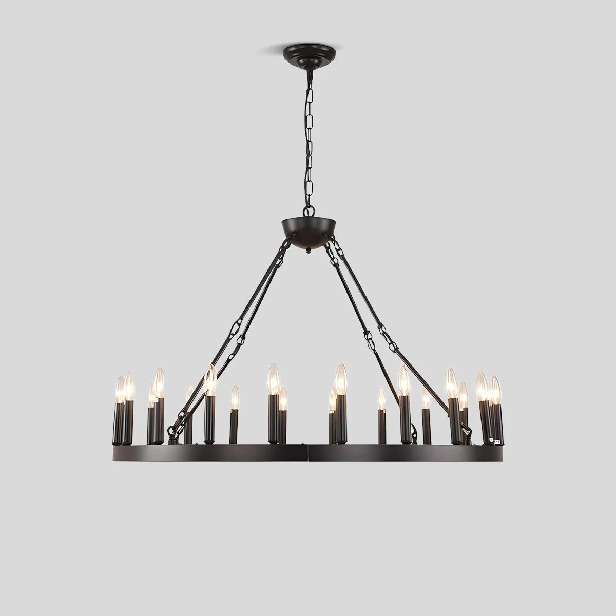 Feyran Candle Shaped Chandelier for Dining Room