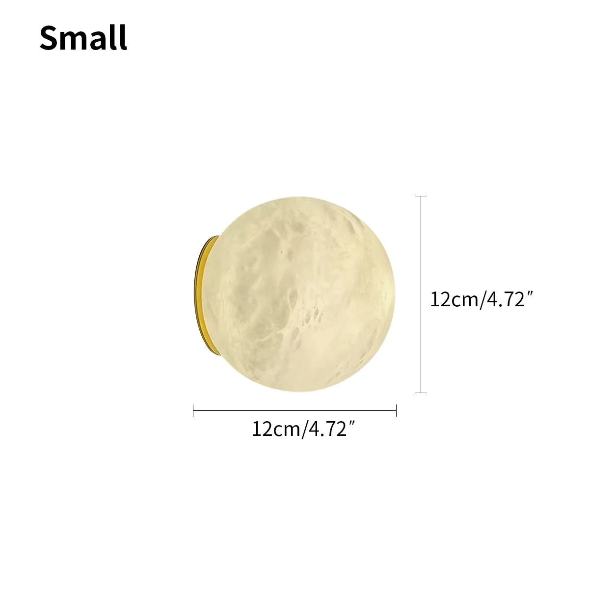Feyran Modern Spherical Spanish Alabaster Wall Sconce