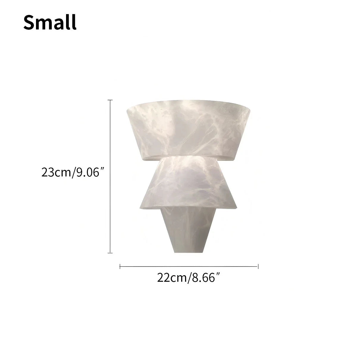 Feyran Cone Splicing Spanish Alabaster Wall Sconce