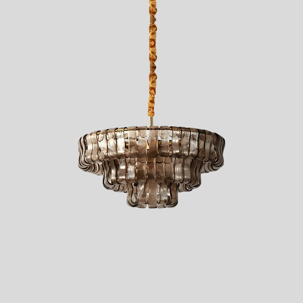 Feyran Light Luxury Murano Ring Layered Glass Chandelier