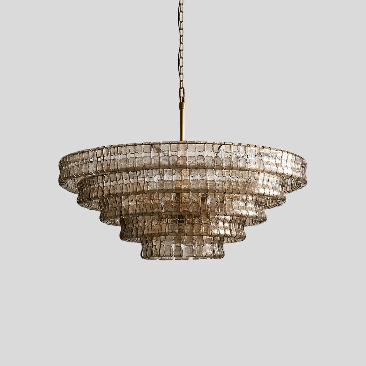 Feyran Light Luxury Murano Ring Layered Glass Chandelier