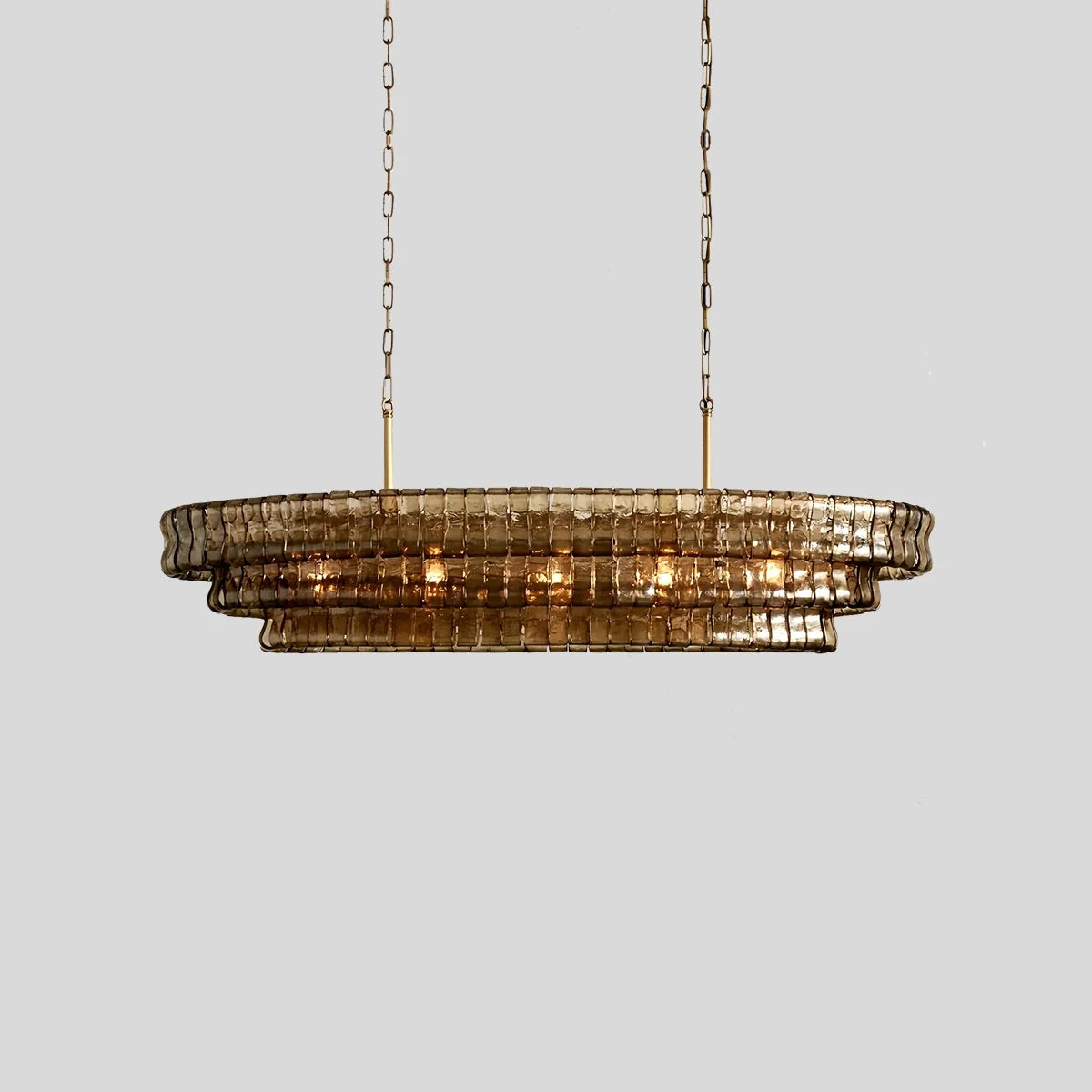 Feyran Light Luxury Murano Ring Layered Glass Chandelier