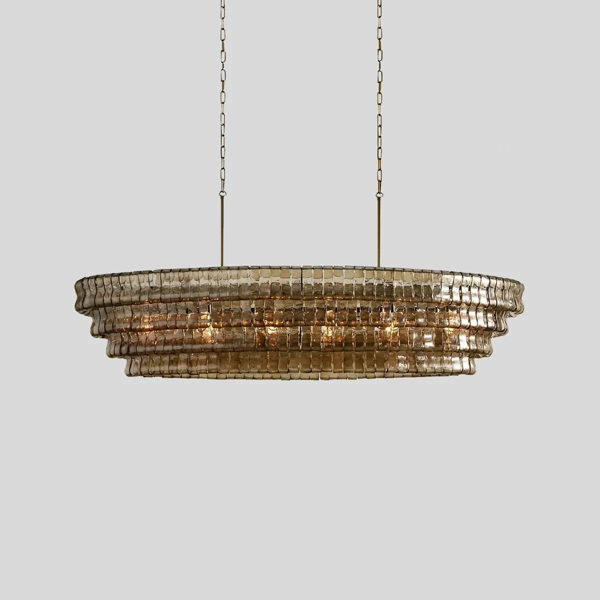 Feyran Light Luxury Murano Ring Layered Glass Chandelier