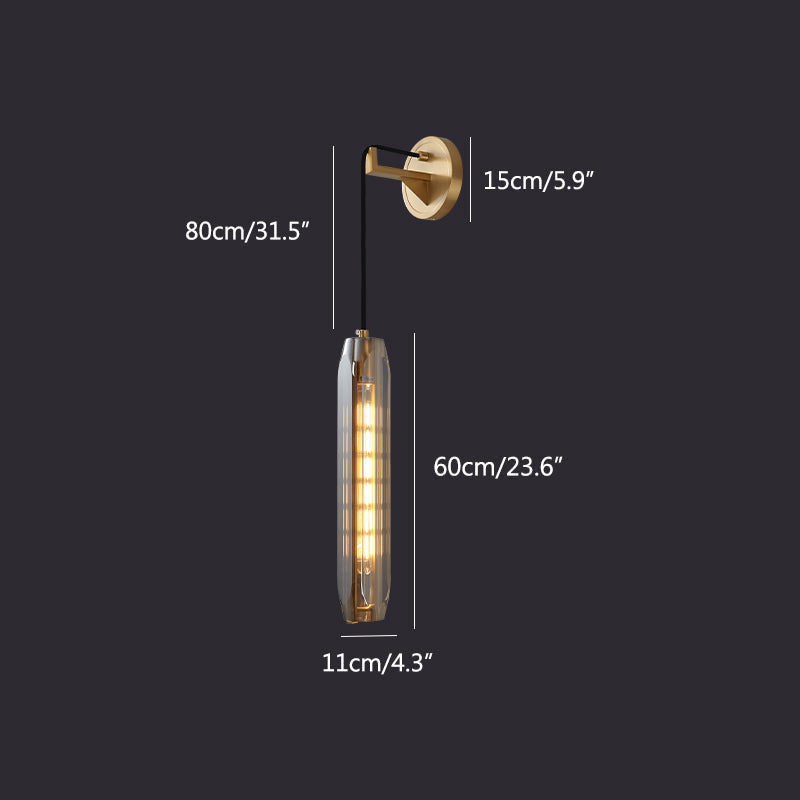 Feyran Hanging Crystal Wall Sconce