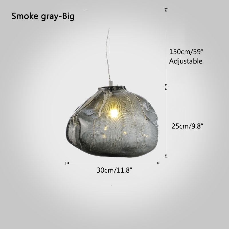 Feyran Light Luxury Cloud Shape Glass Pendant Light