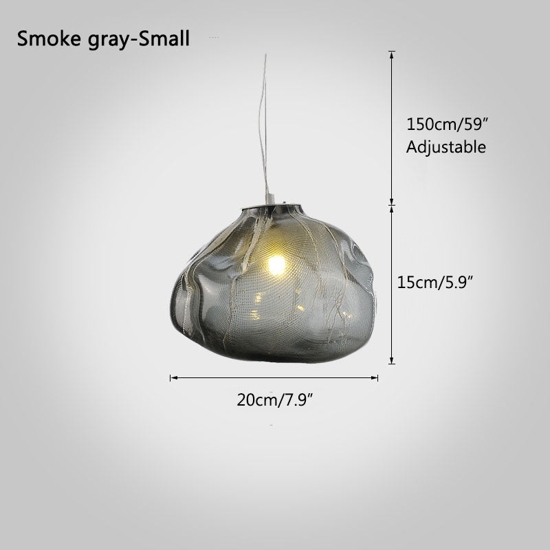 Feyran Light Luxury Cloud Shape Glass Pendant Light