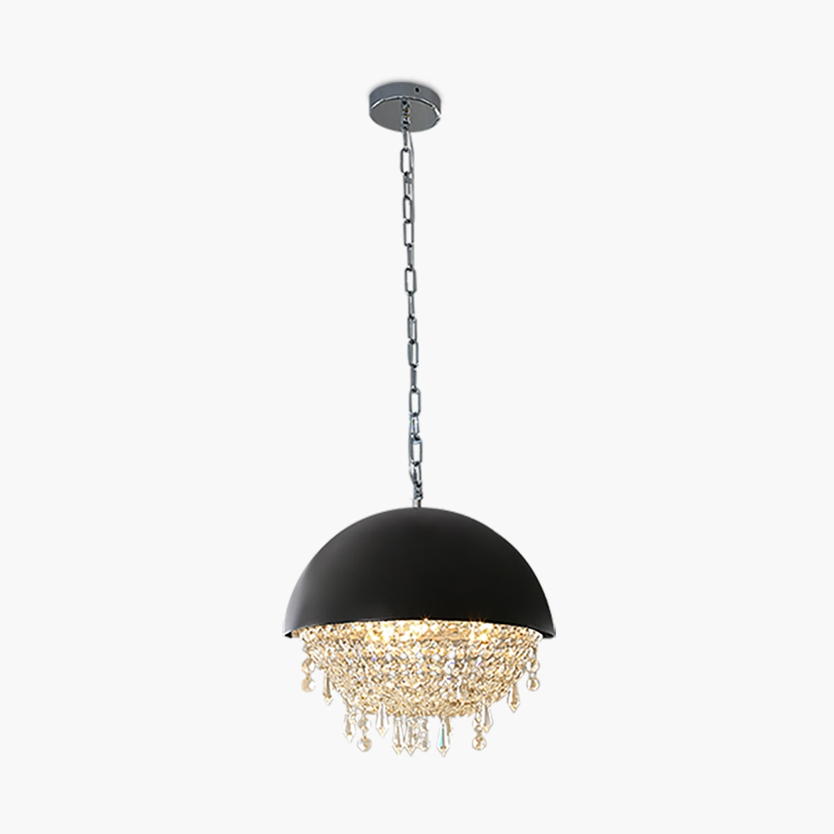 Feyran Spherical Crystal Chandelier Globe Pendant Light