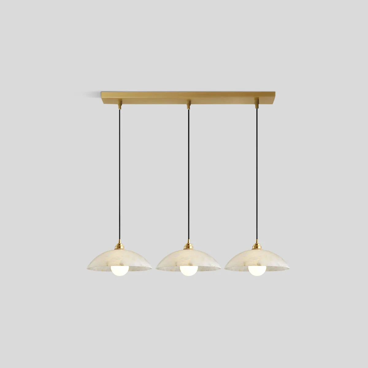Feyran Dome Spanish Alabaster Pendant Light for Dining Room