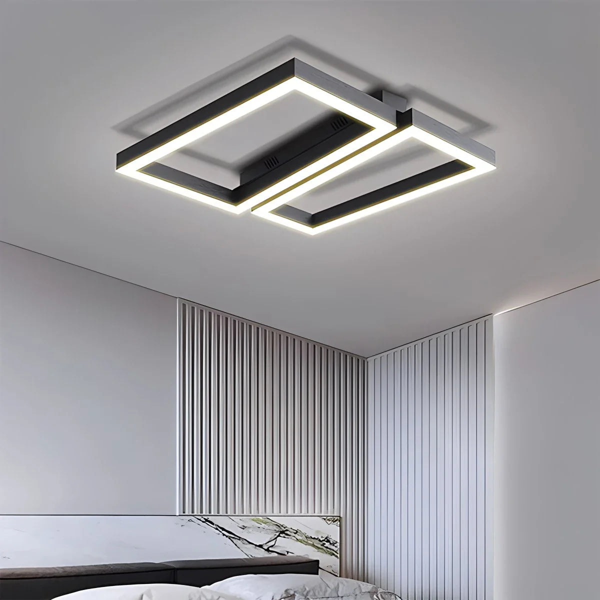Feyran Modern Square Ceiling Lamp for Bedroom