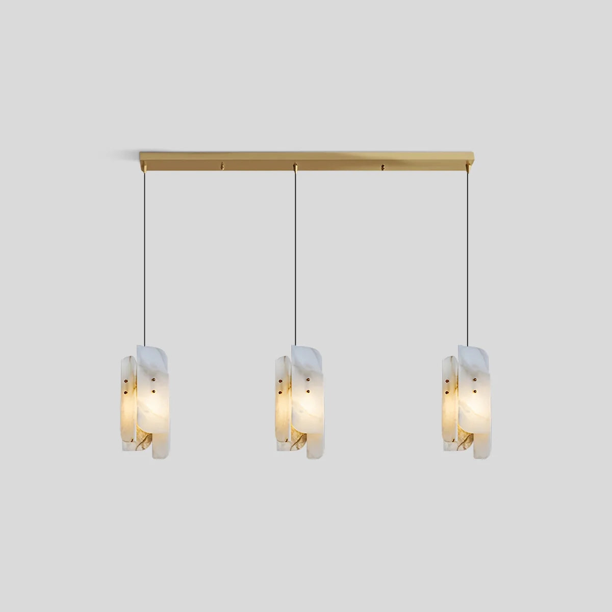 Feyran Minimalist Art Splicing Spanish Alabaster Pendant Light