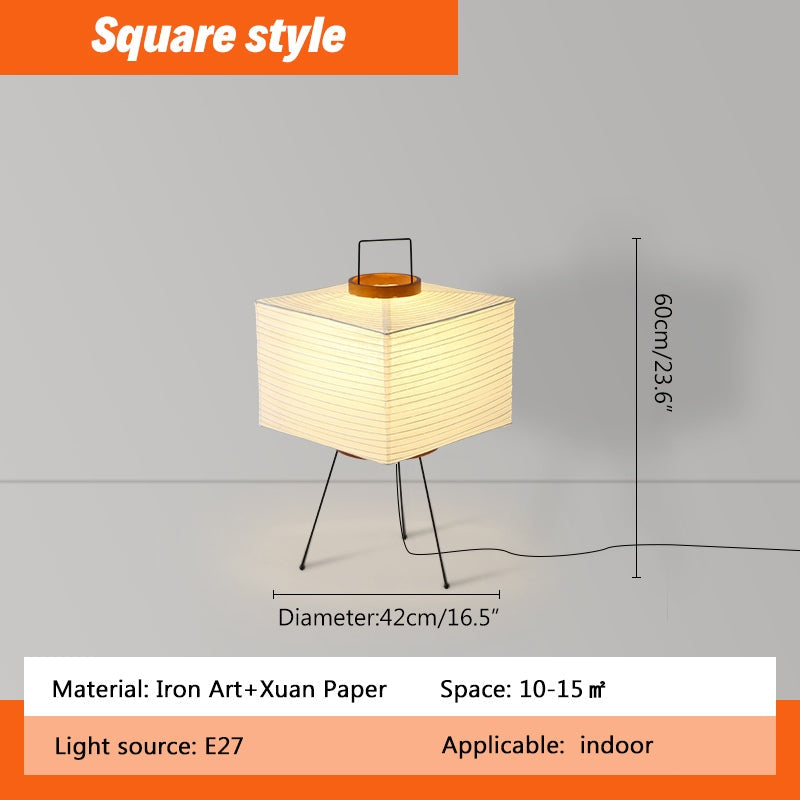 Feyran Rice Paper Art Floor & Table Lamp