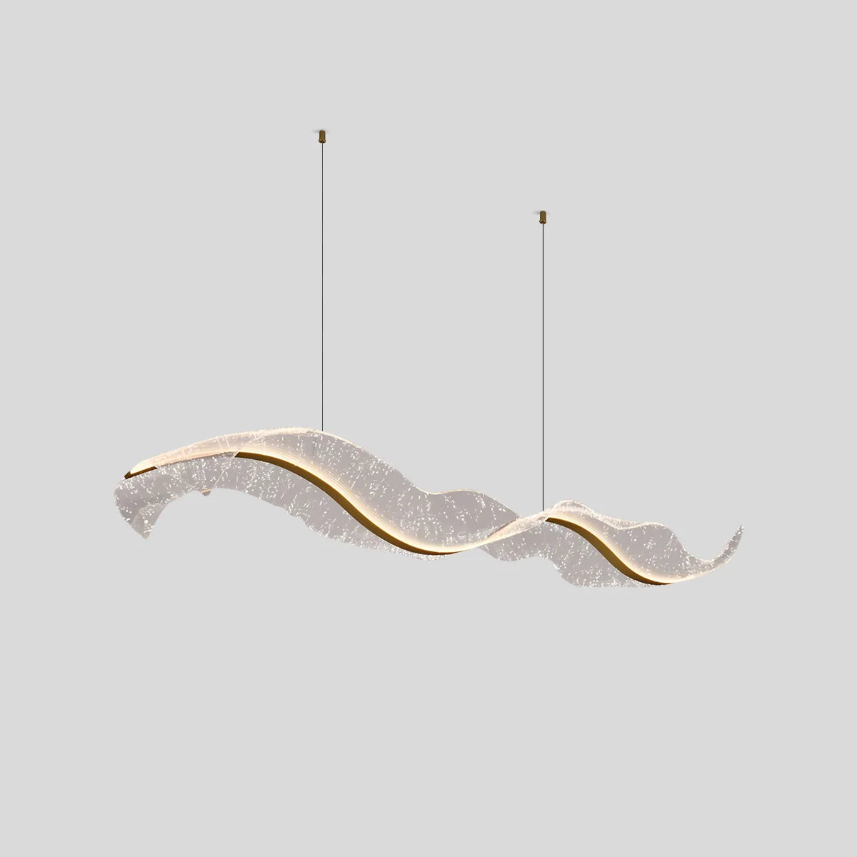 Feyran Modern LED Wave Acrylic Chandelier