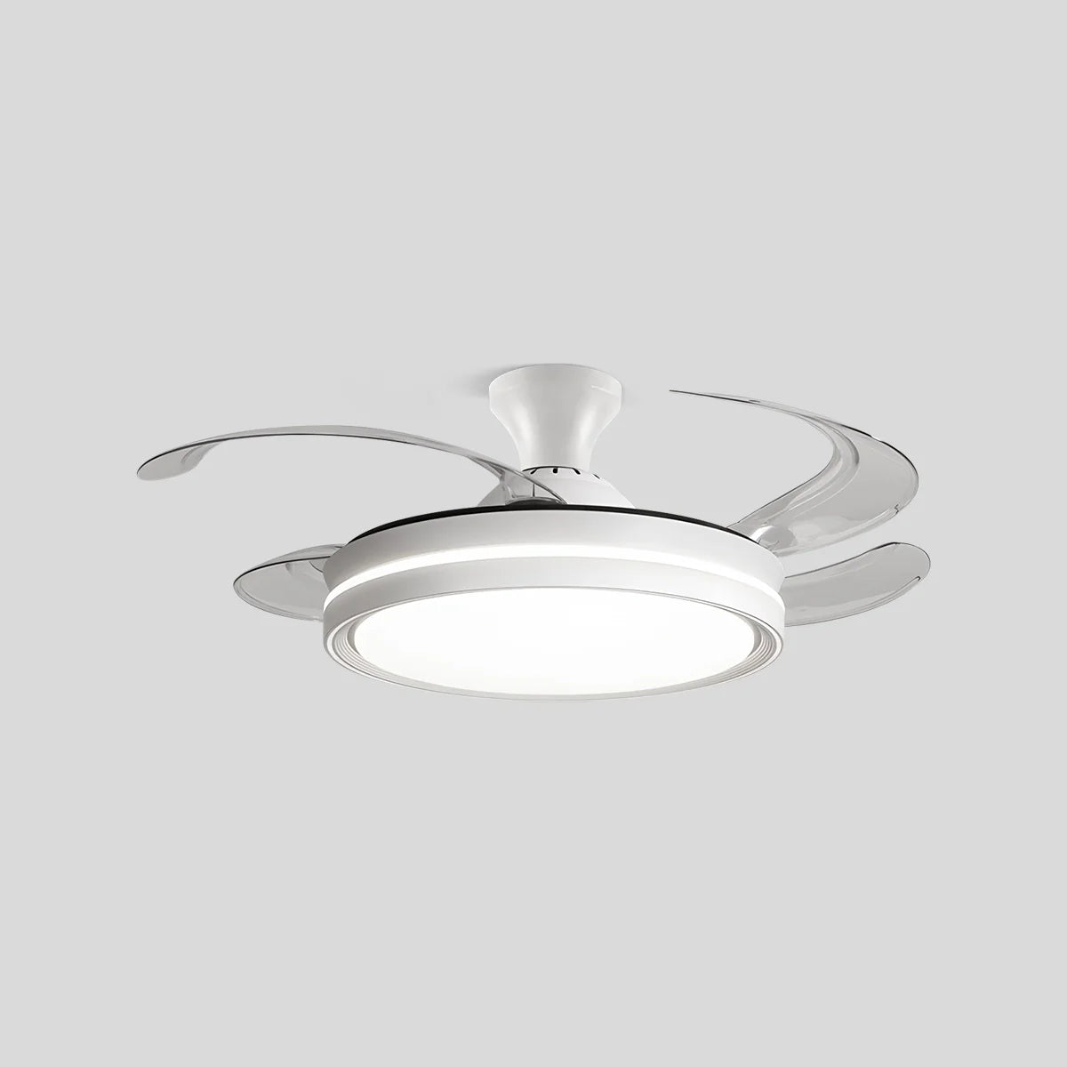 Feyran Modern Silent Remote Control Ceiling Fan with Light