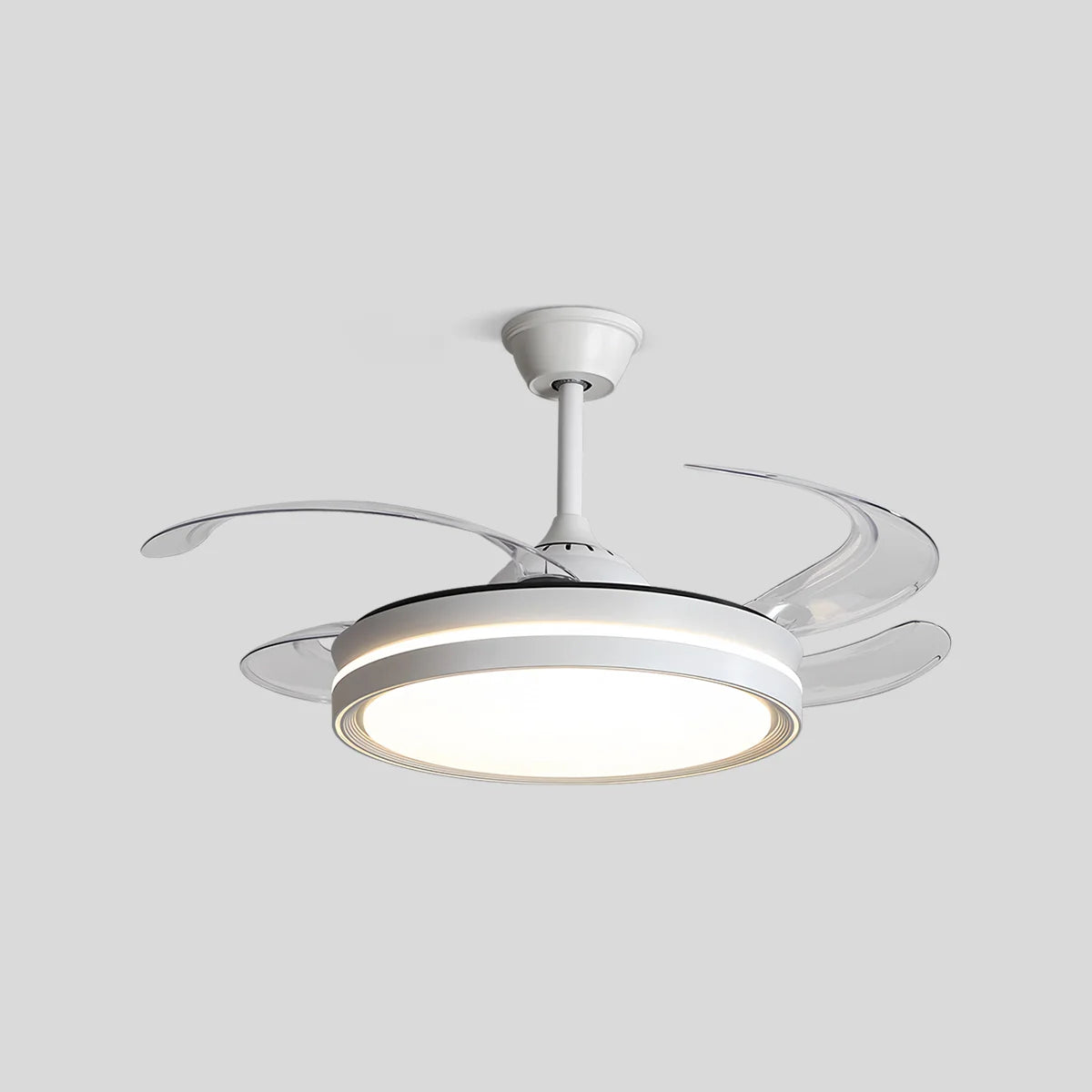 Feyran Modern Silent Remote Control Ceiling Fan with Light