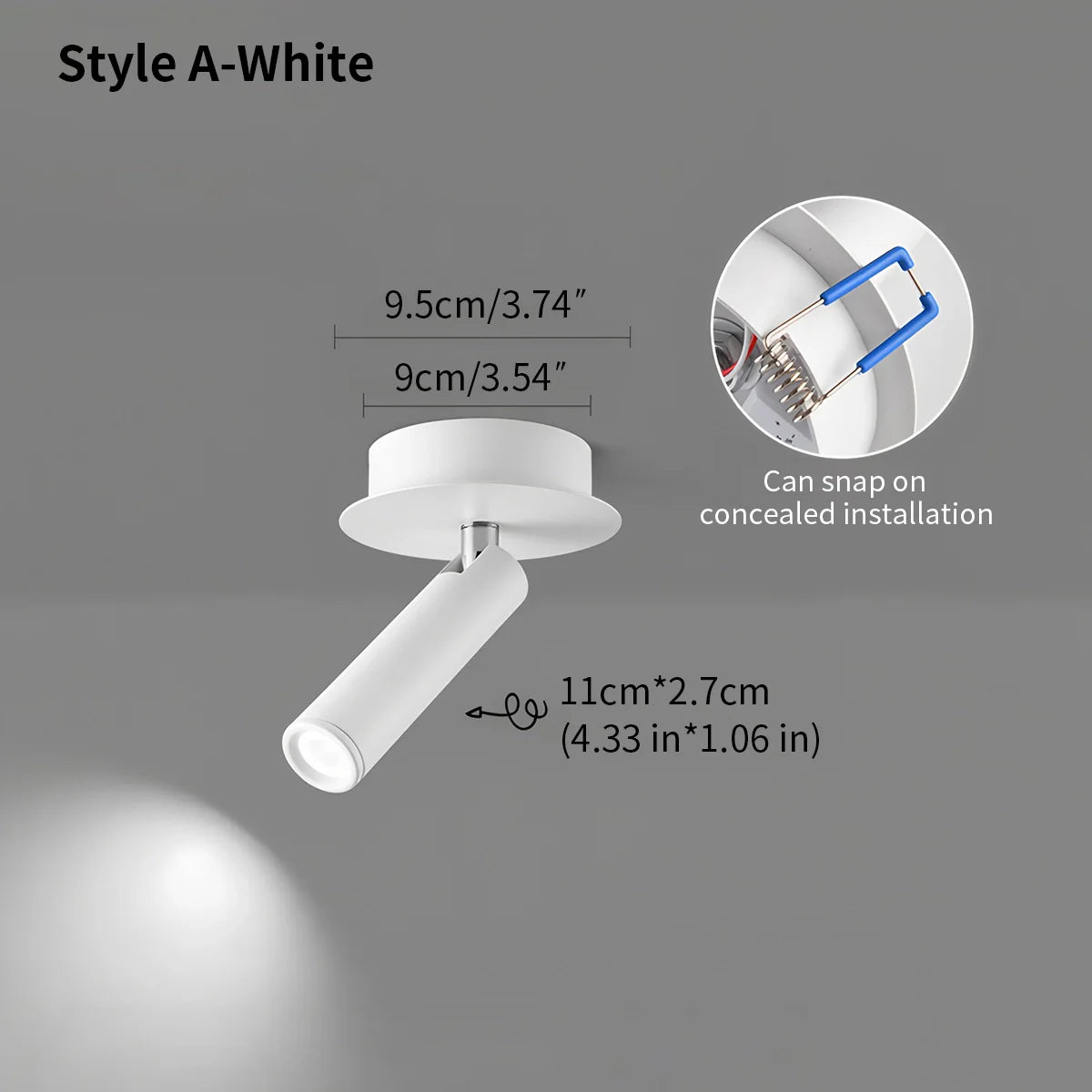 Feyran Nordic Minimalist Bedroom Sconce & Spotlight
