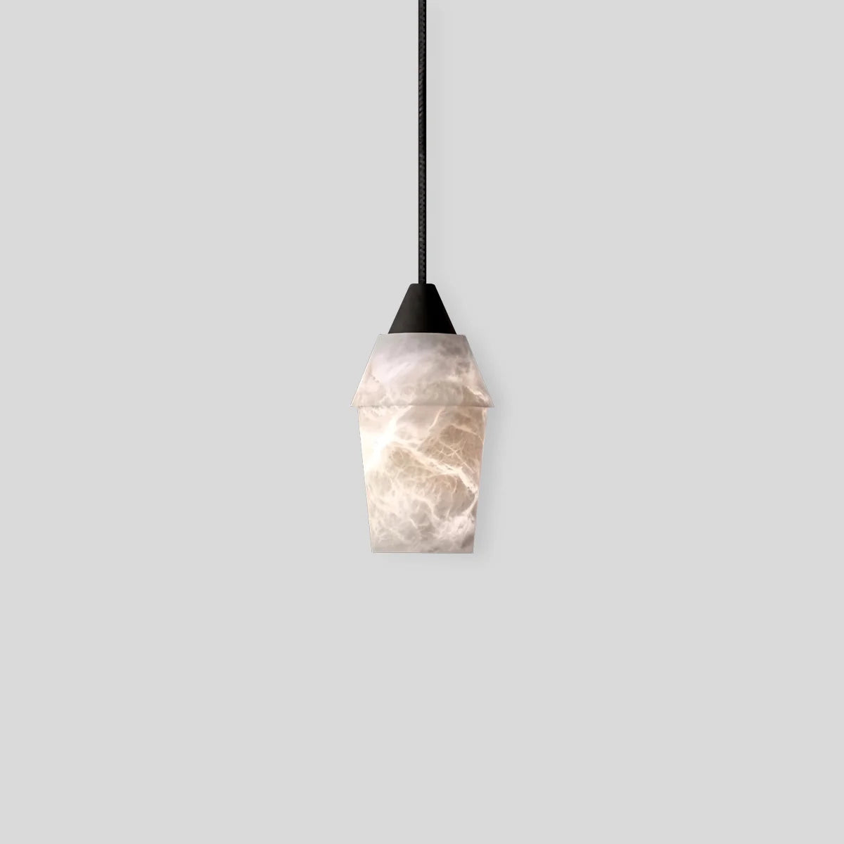 Feyran Natural Spanish Alabaster Pendant Light for Kitchen Island