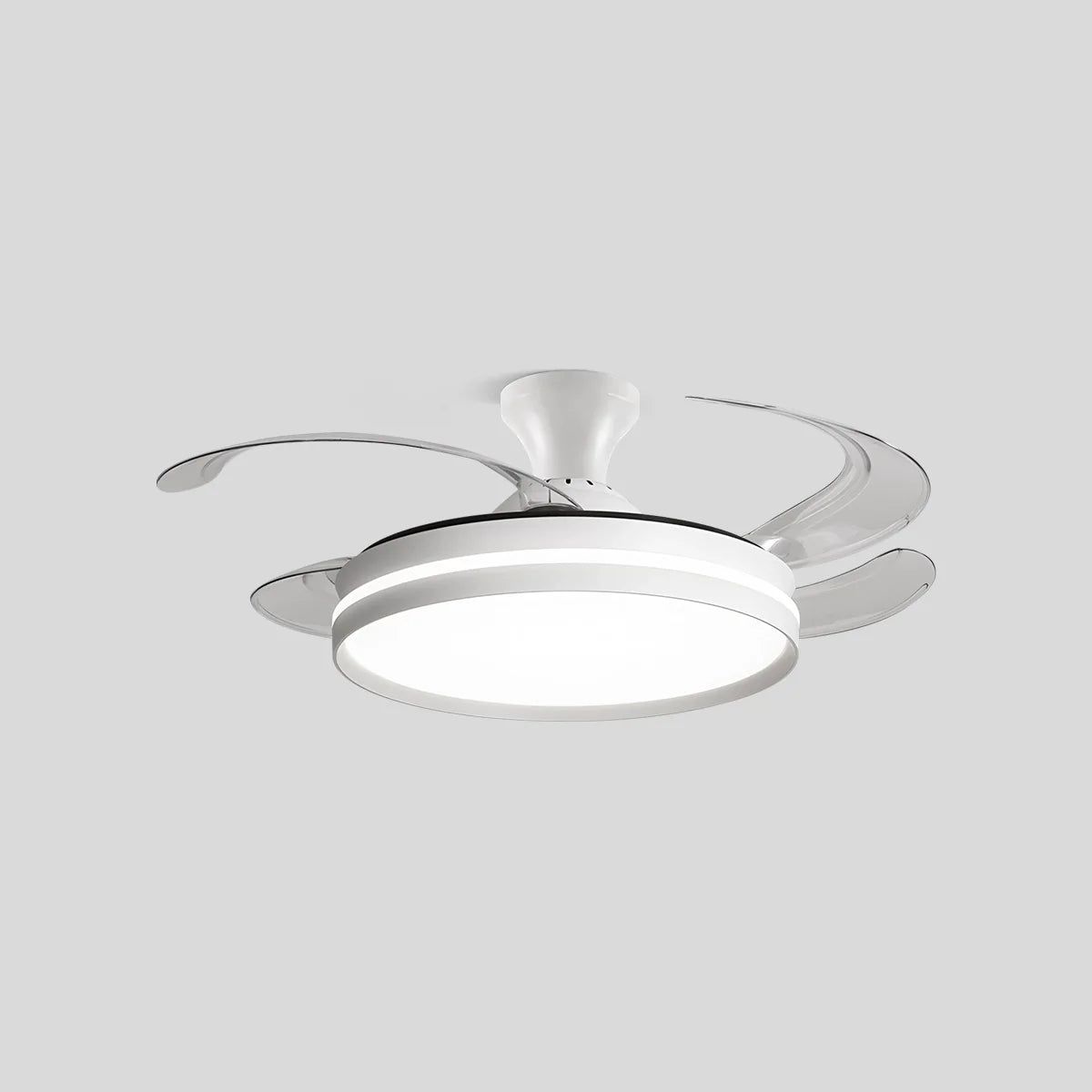 Feyran Modern Silent Remote Control Ceiling Fan with Light