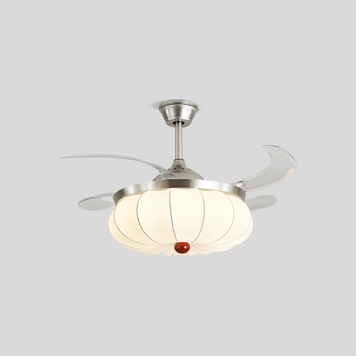 Feyran Retro Fabric Ceiling Fan Light for Dining Room