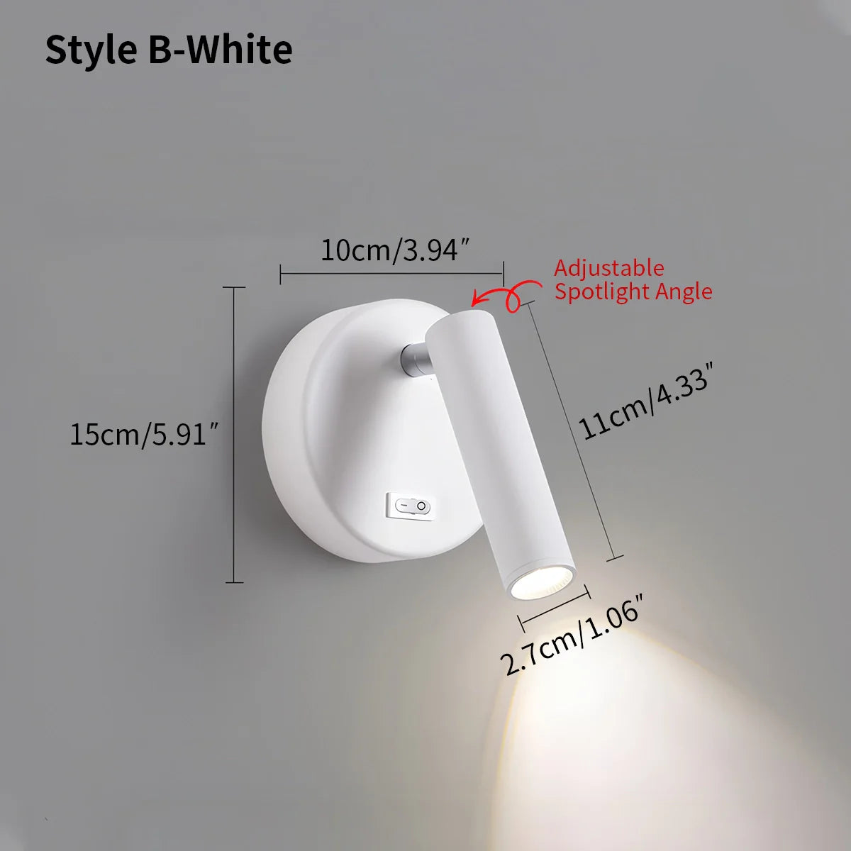 Feyran Nordic Minimalist Bedroom Sconce & Spotlight