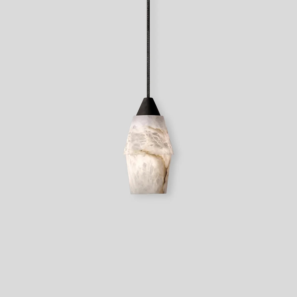 Feyran Natural Spanish Alabaster Pendant Light for Kitchen Island